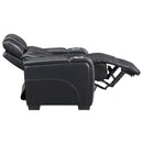  Manufacturer Color_Black -- Apex 8449BK-1PWHM Power Reclining Chair with Power Headrest, Air Massage and Heat and Charging Ports IMAGE 10