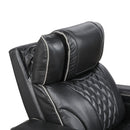  Manufacturer Color_Black -- Apex 8449BK-1PWHM Power Reclining Chair with Power Headrest, Air Massage and Heat and Charging Ports IMAGE 12