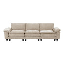  Manufacturer Color_Taupe -- Homelegance Dublin Stationary Fabric Sofa IMAGE 1