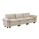 Manufacturer Color_Taupe -- Homelegance Dublin Stationary Fabric Sofa IMAGE 2