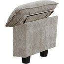  Manufacturer Color_Dark pewter -- Dublin 8450PWT*53ACCR 5 pc Modular Sectional with Ottoman IMAGE 16
