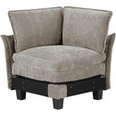  Manufacturer Color_Dark pewter -- Dublin 8450PWT*43ACCR 4 pc Modular Sectional IMAGE 10