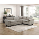  Manufacturer Color_Dark pewter -- Dublin 8450PWT*43ACCR 4 pc Modular Sectional IMAGE 20