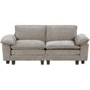  Manufacturer Color_Dark pewter -- Dublin 8450PWT-2* Love Seat IMAGE 1