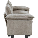  Manufacturer Color_Dark pewter -- Dublin 8450PWT-2* Love Seat IMAGE 3