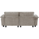  Manufacturer Color_Dark pewter -- Dublin 8450PWT-2* Love Seat IMAGE 4