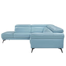  Manufacturer Color_Blue -- Homelegance Giselle Leather Match 2 pc Sectional IMAGE 10