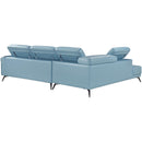  Manufacturer Color_Blue -- Homelegance Giselle Leather Match 2 pc Sectional IMAGE 11