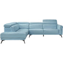  Manufacturer Color_Blue -- Homelegance Giselle Leather Match 2 pc Sectional IMAGE 7