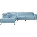 Manufacturer Color_Blue -- Homelegance Giselle Leather Match 2 pc Sectional IMAGE 8