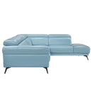  Manufacturer Color_Blue -- Homelegance Giselle Leather Match 2 pc Sectional IMAGE 10