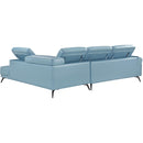  Manufacturer Color_Blue -- Homelegance Giselle Leather Match 2 pc Sectional IMAGE 11