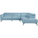  Manufacturer Color_Blue -- Homelegance Giselle Leather Match 2 pc Sectional IMAGE 8