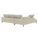  Manufacturer Color_Beige -- Giselle 8456BEG*2LC2R 2 pc Sectional with Left Side Chaise IMAGE 11