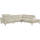  Manufacturer Color_Beige -- Giselle 8456BEG*22LRC 2 pc Sectional with Right Side Chaise IMAGE 2