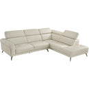  Manufacturer Color_Beige -- Giselle 8456BEG*22LRC 2 pc Sectional with Right Side Chaise IMAGE 4