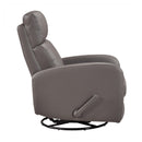  Manufacturer Color_Mocha -- Homelegance Sorrento Swivel Glider Leather Match Recliner IMAGE 3