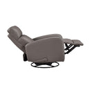 Manufacturer Color_Mocha -- Homelegance Sorrento Swivel Glider Leather Match Recliner IMAGE 9