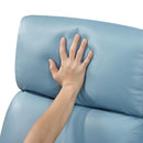  Manufacturer Color_Blue -- Sorrento 8458BUE-1SW Swivel Glider Reclining Chair IMAGE 10