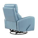 Manufacturer Color_Blue -- Sorrento 8458BUE-1SW Swivel Glider Reclining Chair IMAGE 4