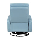  Manufacturer Color_Blue -- Sorrento 8458BUE-1SW Swivel Glider Reclining Chair IMAGE 5