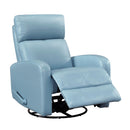  Manufacturer Color_Blue -- Sorrento 8458BUE-1SW Swivel Glider Reclining Chair IMAGE 6