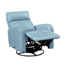  Manufacturer Color_Blue -- Sorrento 8458BUE-1SW Swivel Glider Reclining Chair IMAGE 7