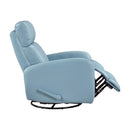  Manufacturer Color_Blue -- Sorrento 8458BUE-1SW Swivel Glider Reclining Chair IMAGE 8
