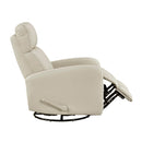  Manufacturer Color_Beige -- Sorrento 8458BEG-1SW Swivel Glider Reclining Chair IMAGE 8