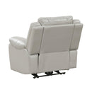  Manufacturer Color_Grey -- Homelegance Huron Power Polyurethane Recliner IMAGE 5