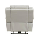  Manufacturer Color_Grey -- Homelegance Huron Power Polyurethane Recliner IMAGE 6