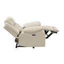  Manufacturer Color_Beige -- Huron 8457BEG-1PW Power Reclining Chair with LED and Charging Ports IMAGE 11