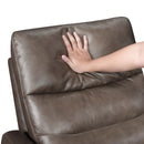  Manufacturer Color_Dark brown -- Cassian 8488DB-1 Swivel Glider Reclining Chair IMAGE 10