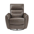  Manufacturer Color_Dark brown -- Cassian 8488DB-1 Swivel Glider Reclining Chair IMAGE 1