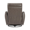  Manufacturer Color_Dark brown -- Cassian 8488DB-1 Swivel Glider Reclining Chair IMAGE 5