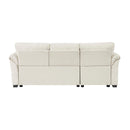  Homelegance Elara 8477BEG*SC 2 pc Reversible Sectional with Pull-out Bed, Reversible Chaise and Hidden Storage IMAGE 10