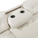  Homelegance Elara 8477BEG*SC 2 pc Reversible Sectional with Pull-out Bed, Reversible Chaise and Hidden Storage IMAGE 19