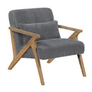  Homelegance 1172GY-1 Accent Chair IMAGE 2