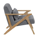 Homelegance 1172GY-1 Accent Chair IMAGE 3