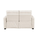  Homelegance Vera 8479BEG-2PW Power Double Reclining Love Seat with USB Charging Ports IMAGE 3