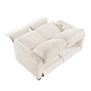  Homelegance Vera 8479BEG-2PW Power Double Reclining Love Seat with USB Charging Ports IMAGE 5
