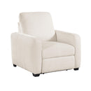  Homelegance Vera 8479BEG-1PW Power Reclining Chair with USB Charging Ports IMAGE 2