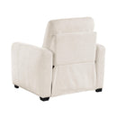  Homelegance Vera 8479BEG-1PW Power Reclining Chair with USB Charging Ports IMAGE 4