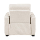  Homelegance Vera 8479BEG-1PW Power Reclining Chair with USB Charging Ports IMAGE 5