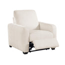  Homelegance Vera 8479BEG-1PW Power Reclining Chair with USB Charging Ports IMAGE 6
