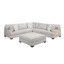  Homelegance Livia 8435BE*42L2R 4 pc Sectional with Ottoman IMAGE 1