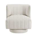  Manufacturer Color_Beige -- Joyce 1052BE-1 Swivel Chair IMAGE 1