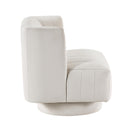  Manufacturer Color_Beige -- Joyce 1052BE-1 Swivel Chair IMAGE 3