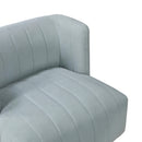  Manufacturer Color_Aqua blue -- Joyce 1052AQ-1 Swivel Chair IMAGE 6