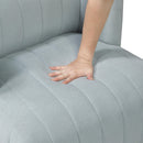  Manufacturer Color_Aqua blue -- Joyce 1052AQ-1 Swivel Chair IMAGE 7
